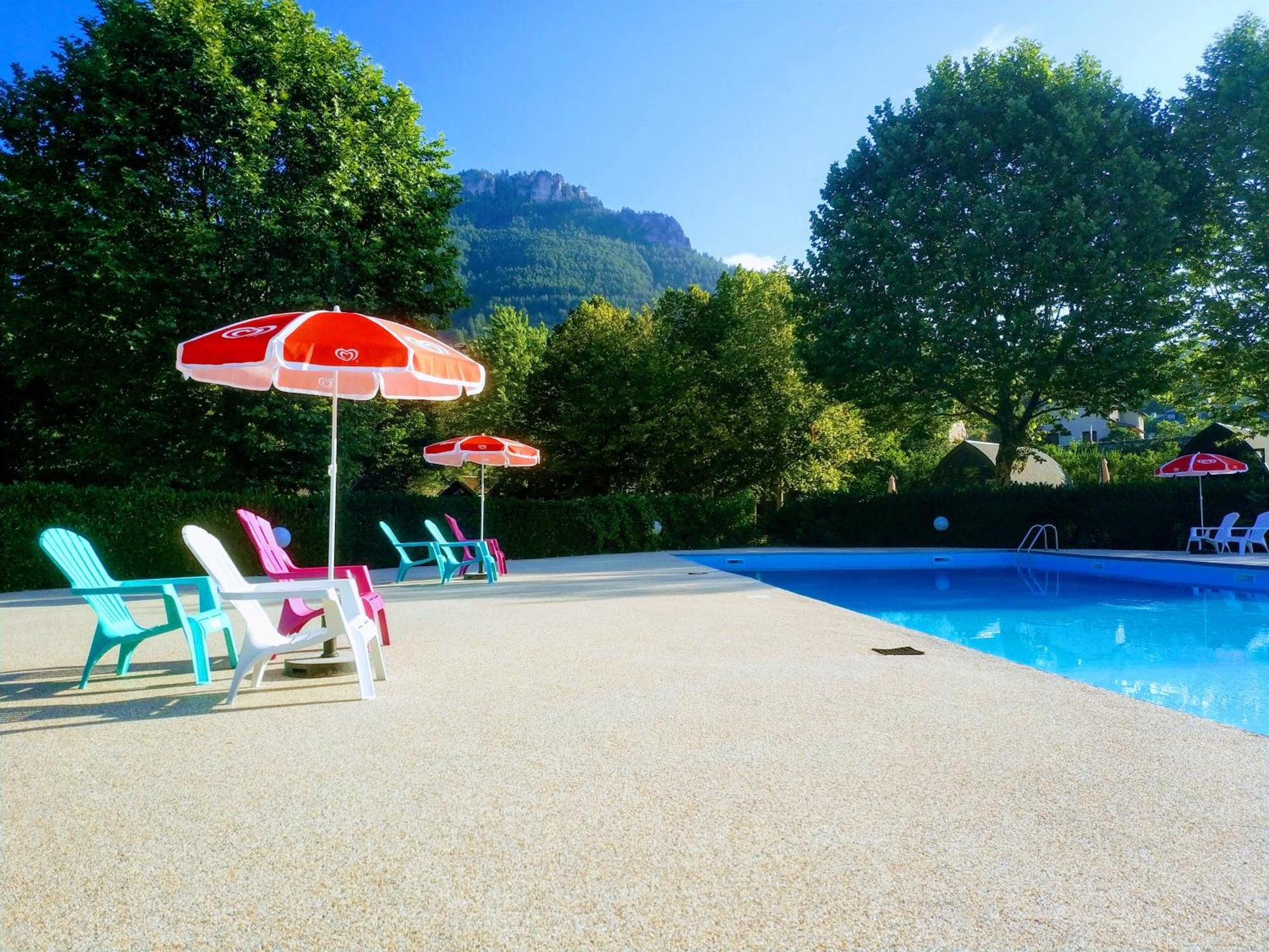 Camping Le Pre Morjal Ispagnac Luaran gambar